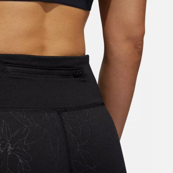 adidas Climawarm Floral Embossed Leggings - Picture 9 of 10